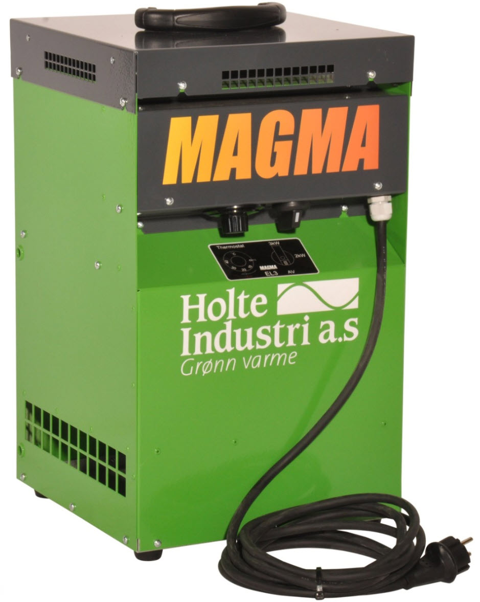 Varmeaggregat med luftfordeler effekt < 3kW